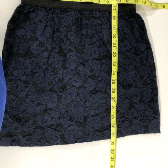 Aqua One Shoulder Lace Mini Dress Size M - Picture 8 of 8